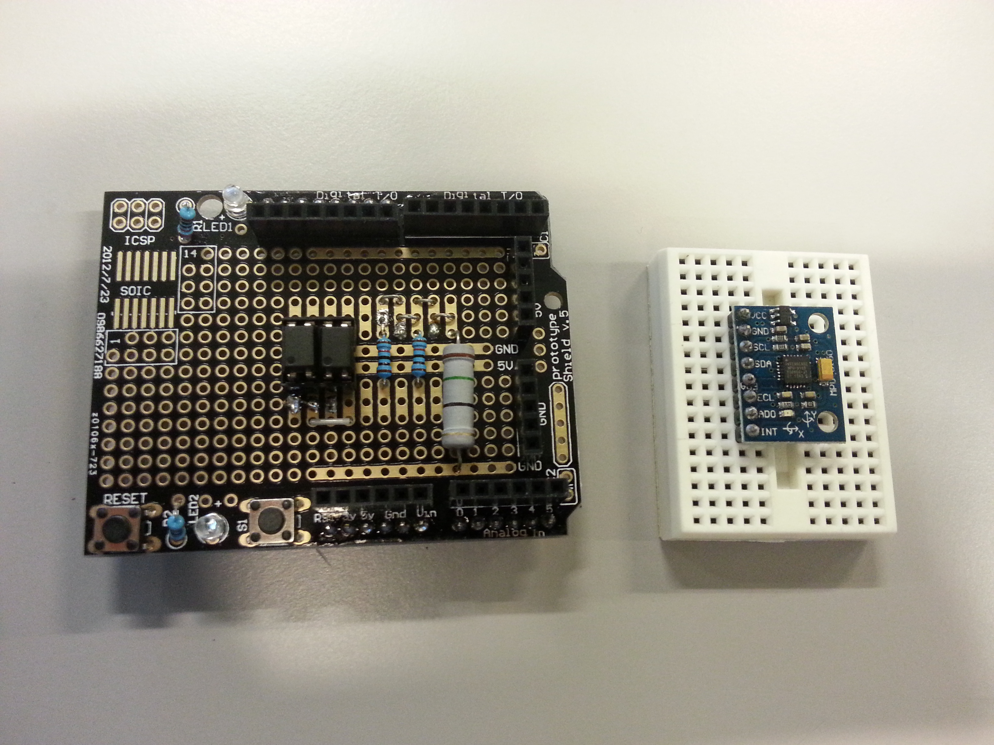 Motion sensor and shield